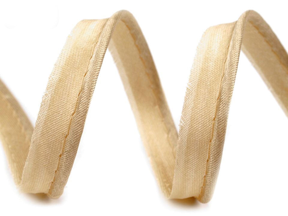 4 m Satin-Paspelband weiß