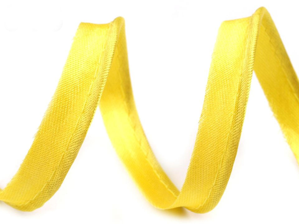 4 m Satin-Paspelband weiß