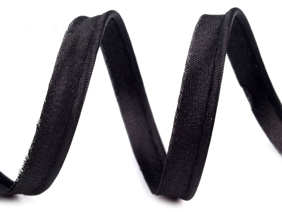 4 m Satin-Paspelband weiß