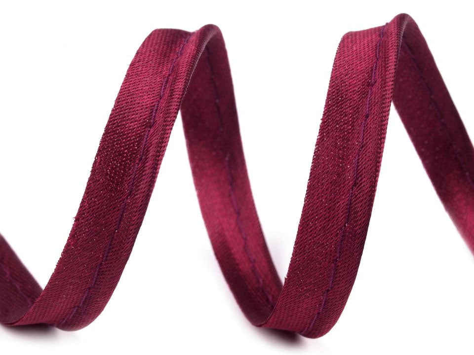 4 m Satin-Paspelband weiß