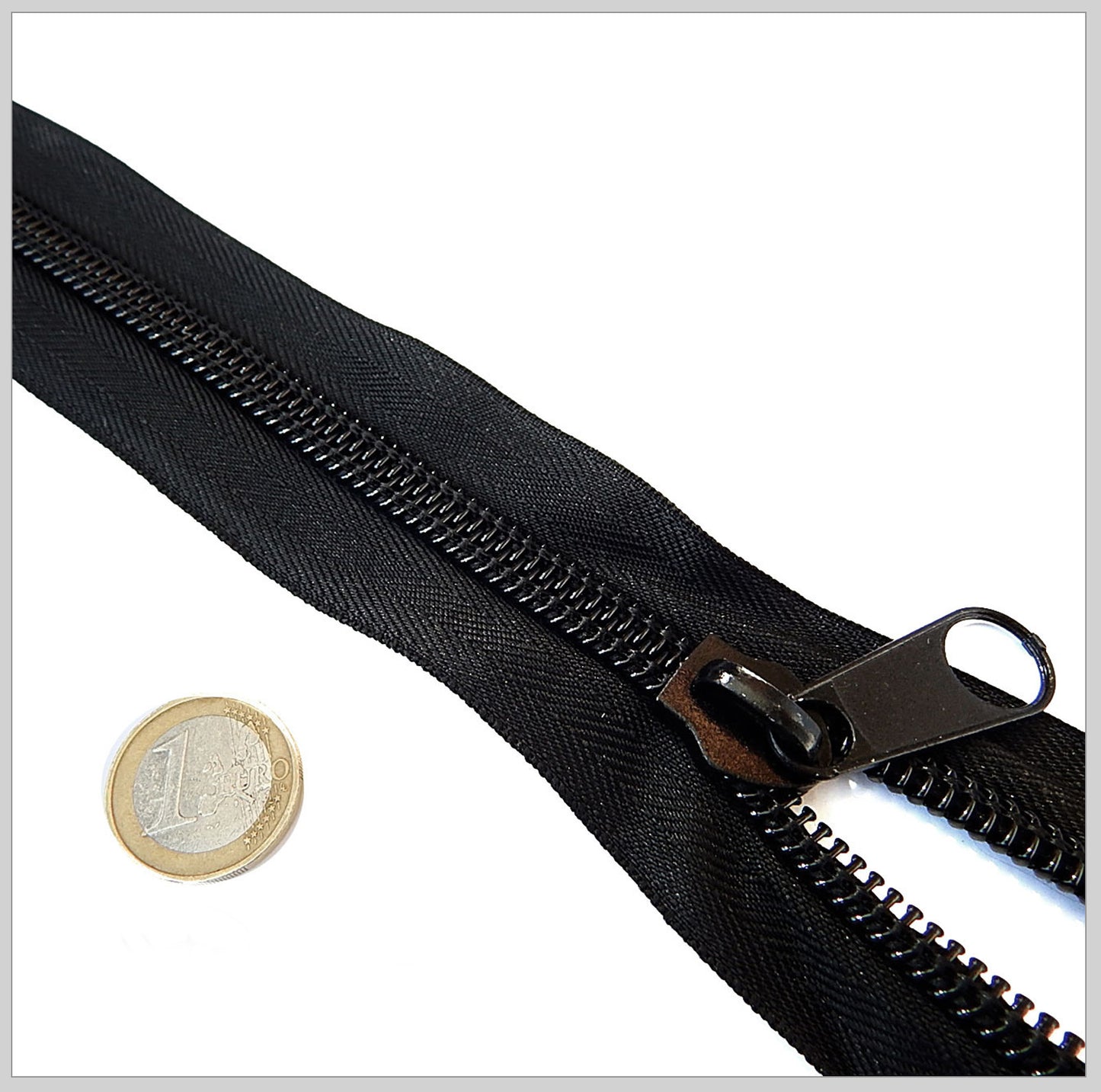 1 m Endlosreißverschluss Größe #10 + 2 Zipper